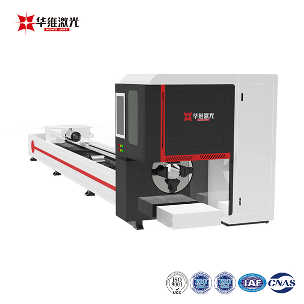 မြင့်မားသောကုန်ထုတ်စွမ်းအား 3000W TUBE Fiber Paster Cutter စက်